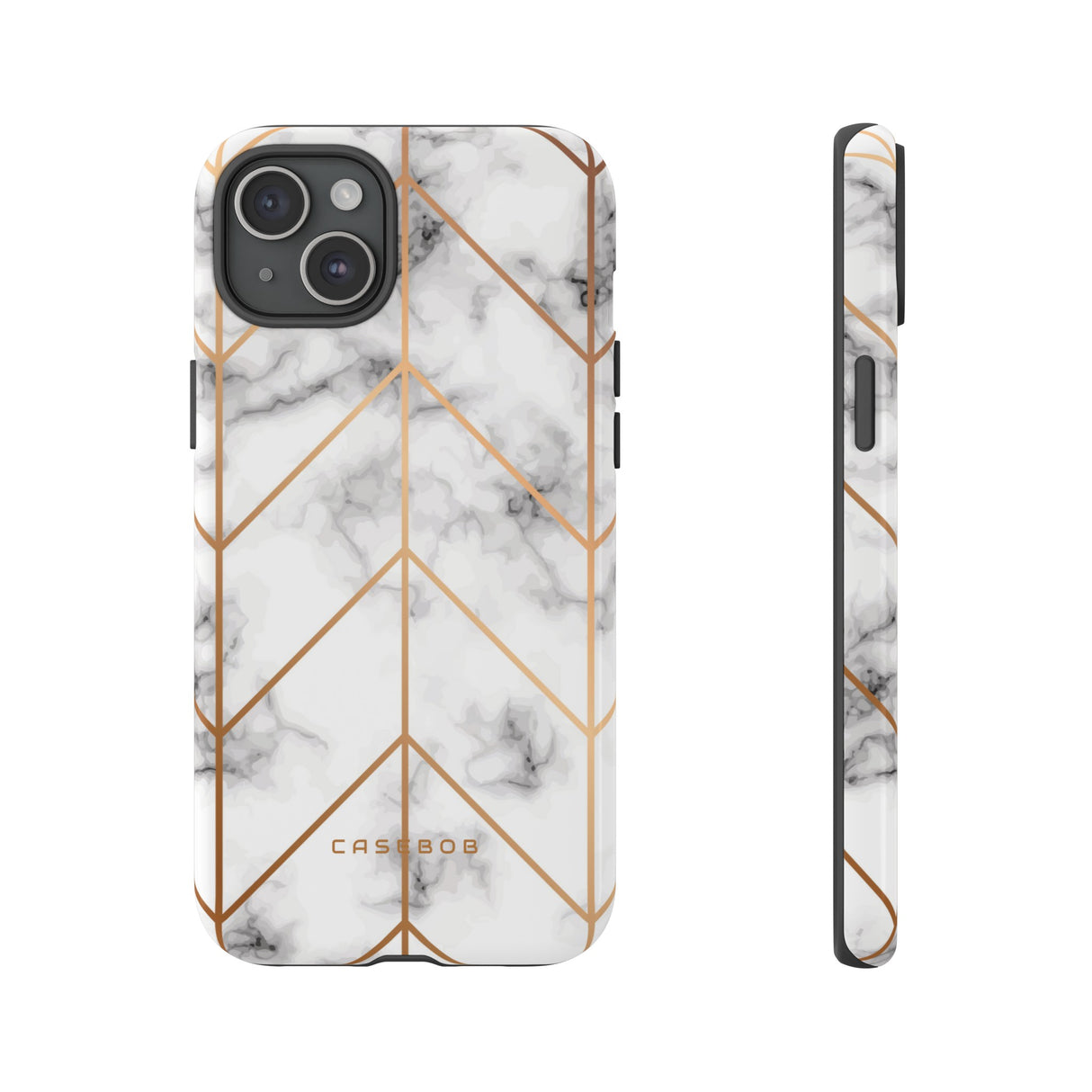 Golden Marble Phone Case - Protective - Protective Phone Case