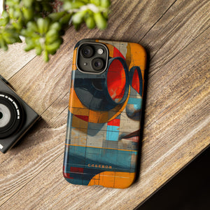 Cartoon Geometry Fusion - Protective Phone Case