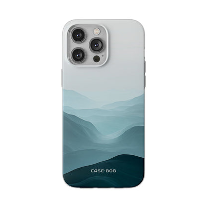 Teal Mist Mountains iPhone 14 Pro Max Case - Soft
