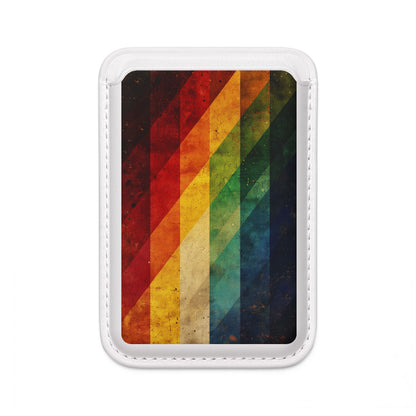 Crimson Stripes Portemonnee – MagSafe Klaar