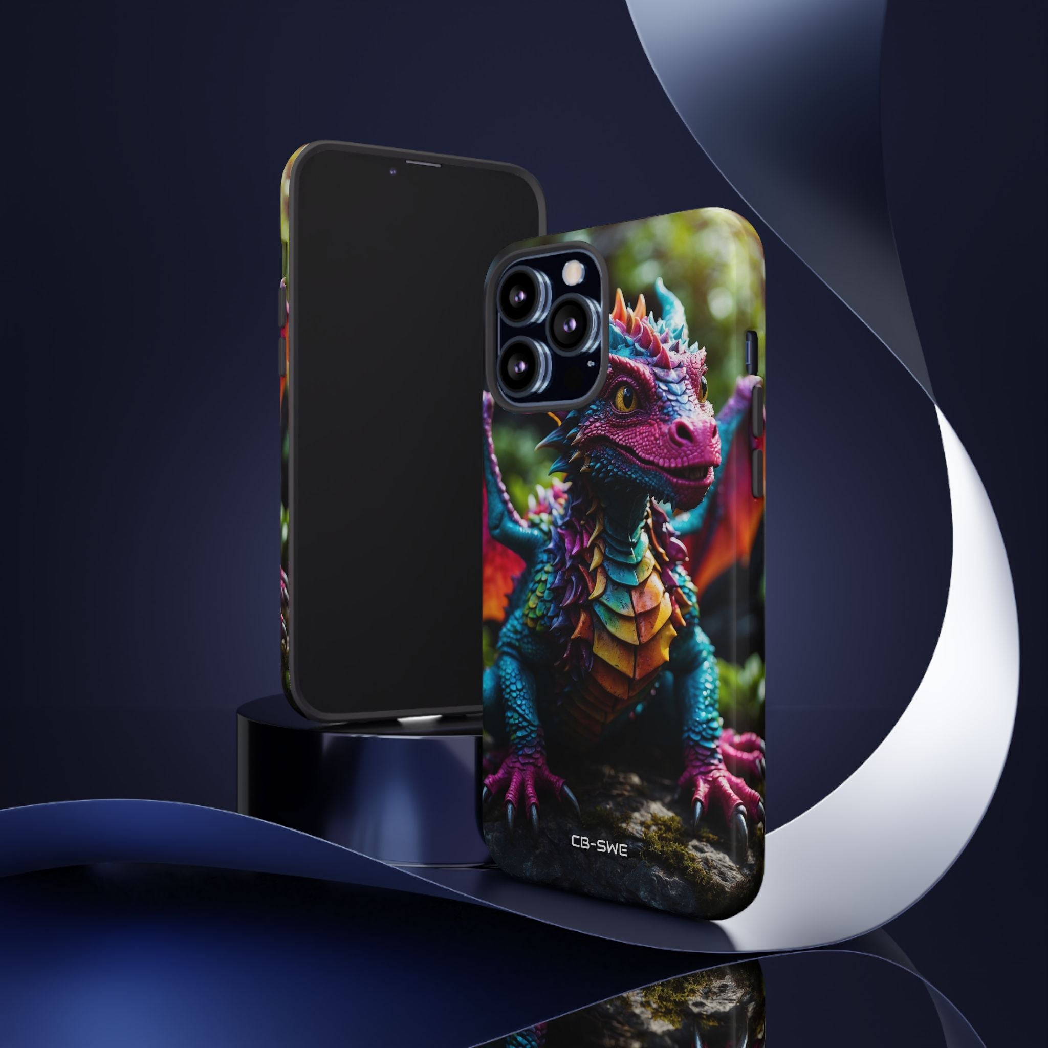 Friendly Dragon Smiles - iPhone Case