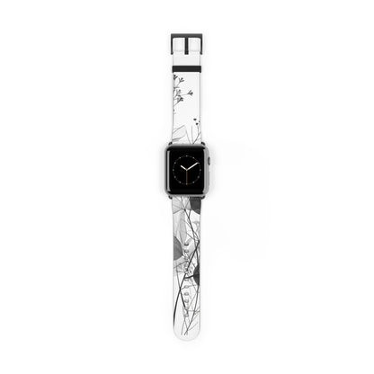 Silver Leaves - Watch Band