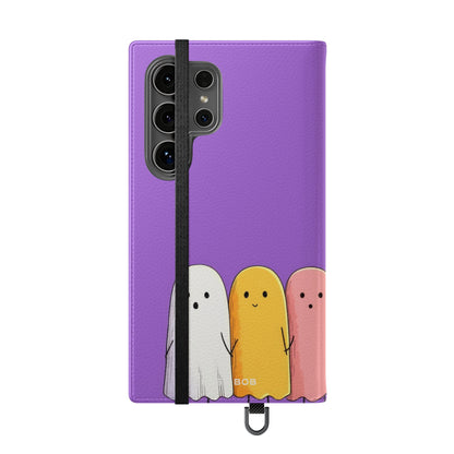 Colorful Ghosts Line - Samsung S24 Ultra Case - Wallet