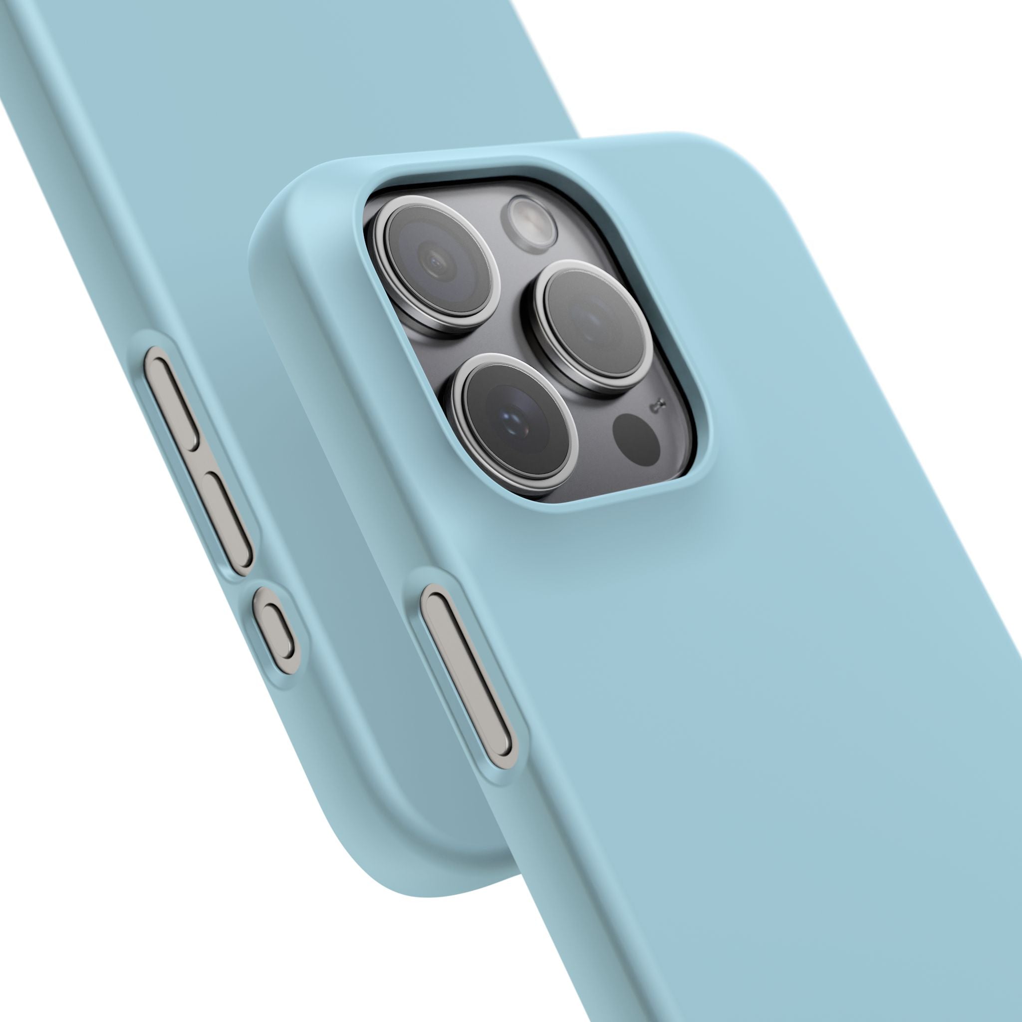 Light Blue iPhone 15 - Slim Phone Case