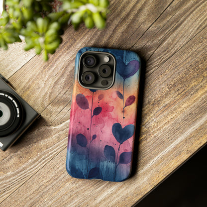 Heartfelt Pastel Mosaic - Protective Phone Case