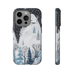 Cute Winter Landscape - Protective Phone Case