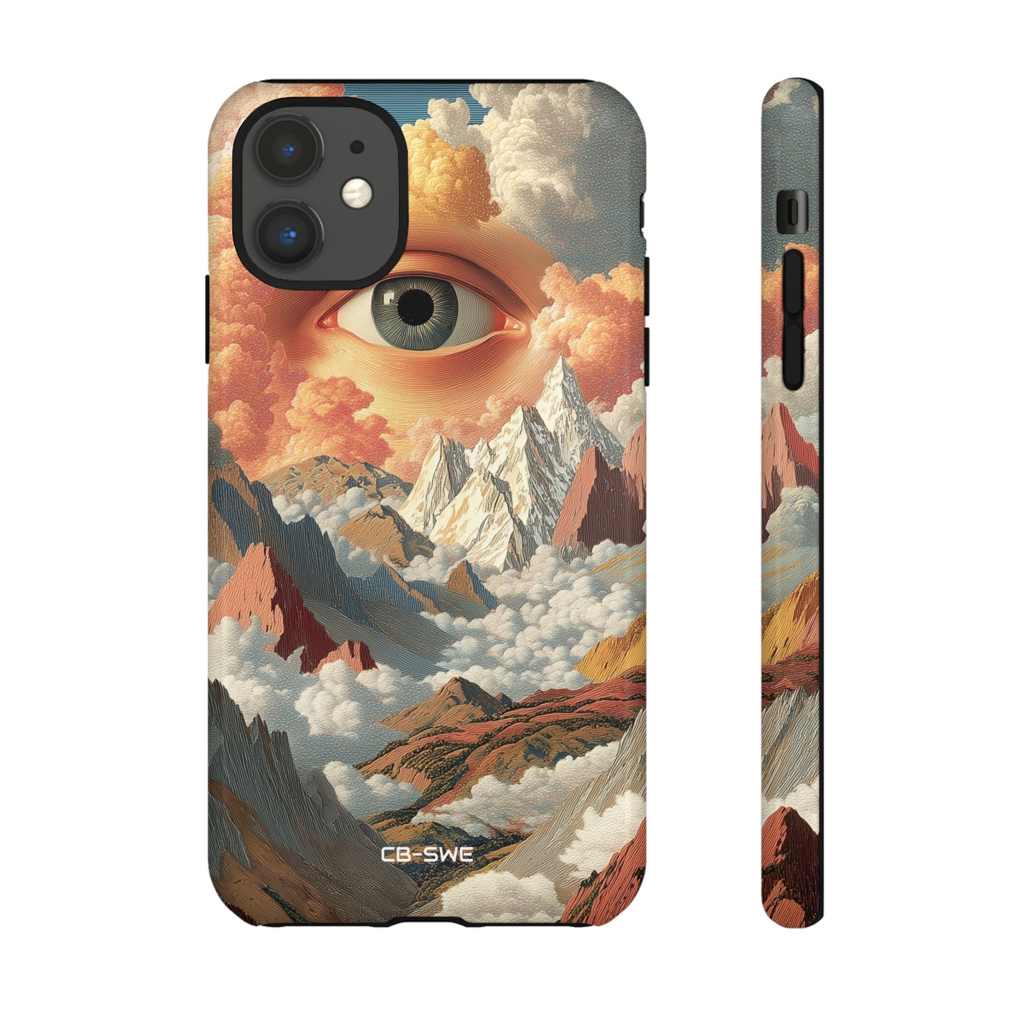 Eye Reflects Mountains - iPhone Case
