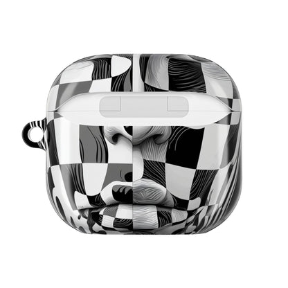 Mirrored Checkerboard Face - AirPods Case