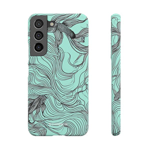 Aqua Serenity | Slim Phone Case for Samsung