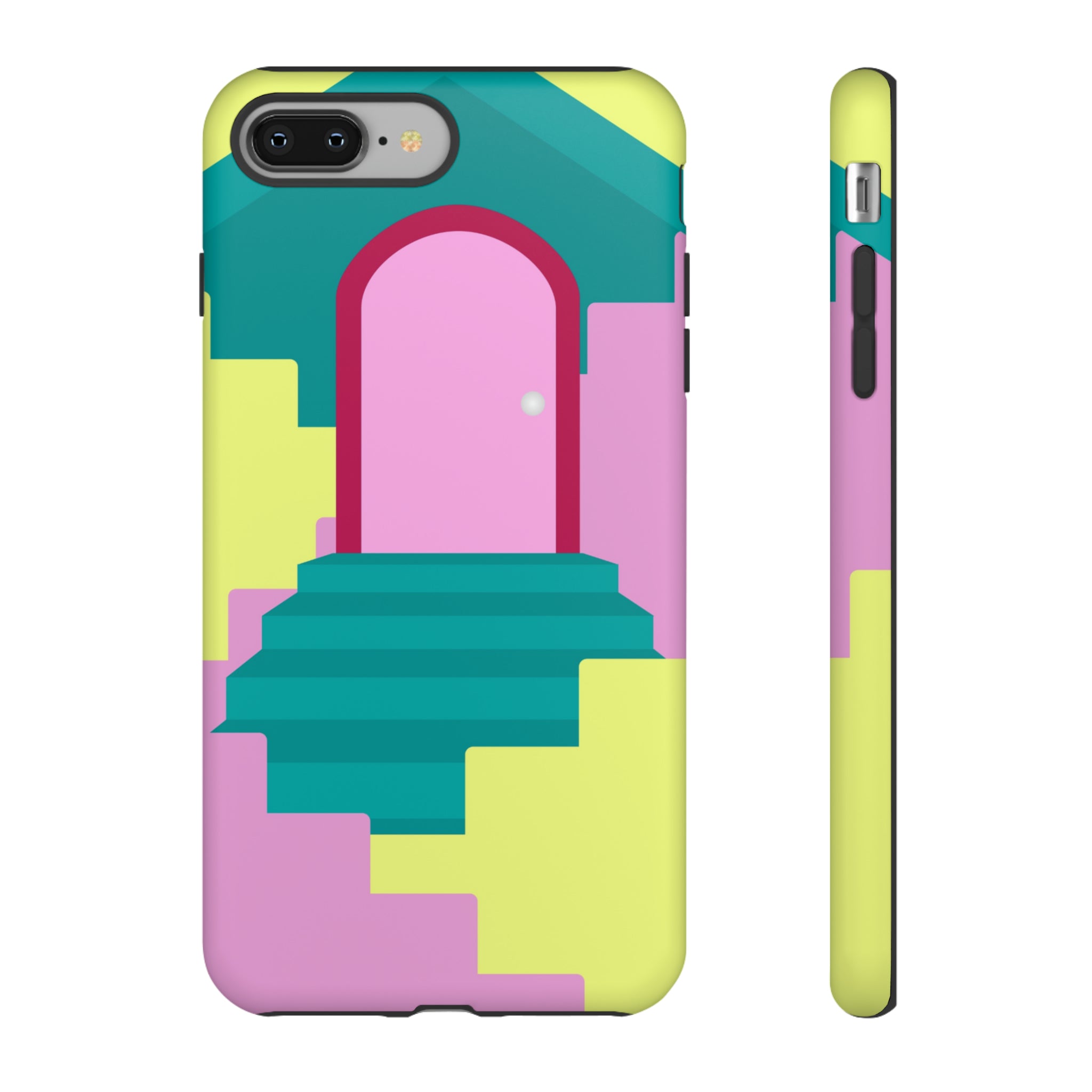 Vector Illustration of Stairs - Protective Phone Case