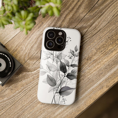 Botanical Line Harmony iPhone 16 - Tough Phone Case