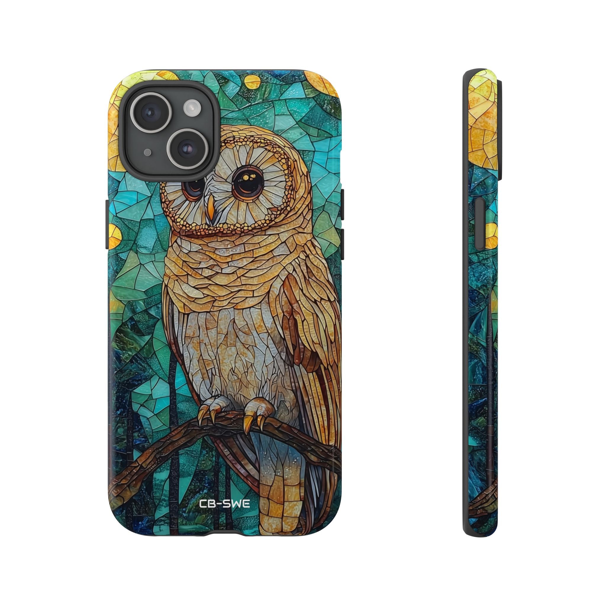Celestial Owl Gaze - iPhone Case