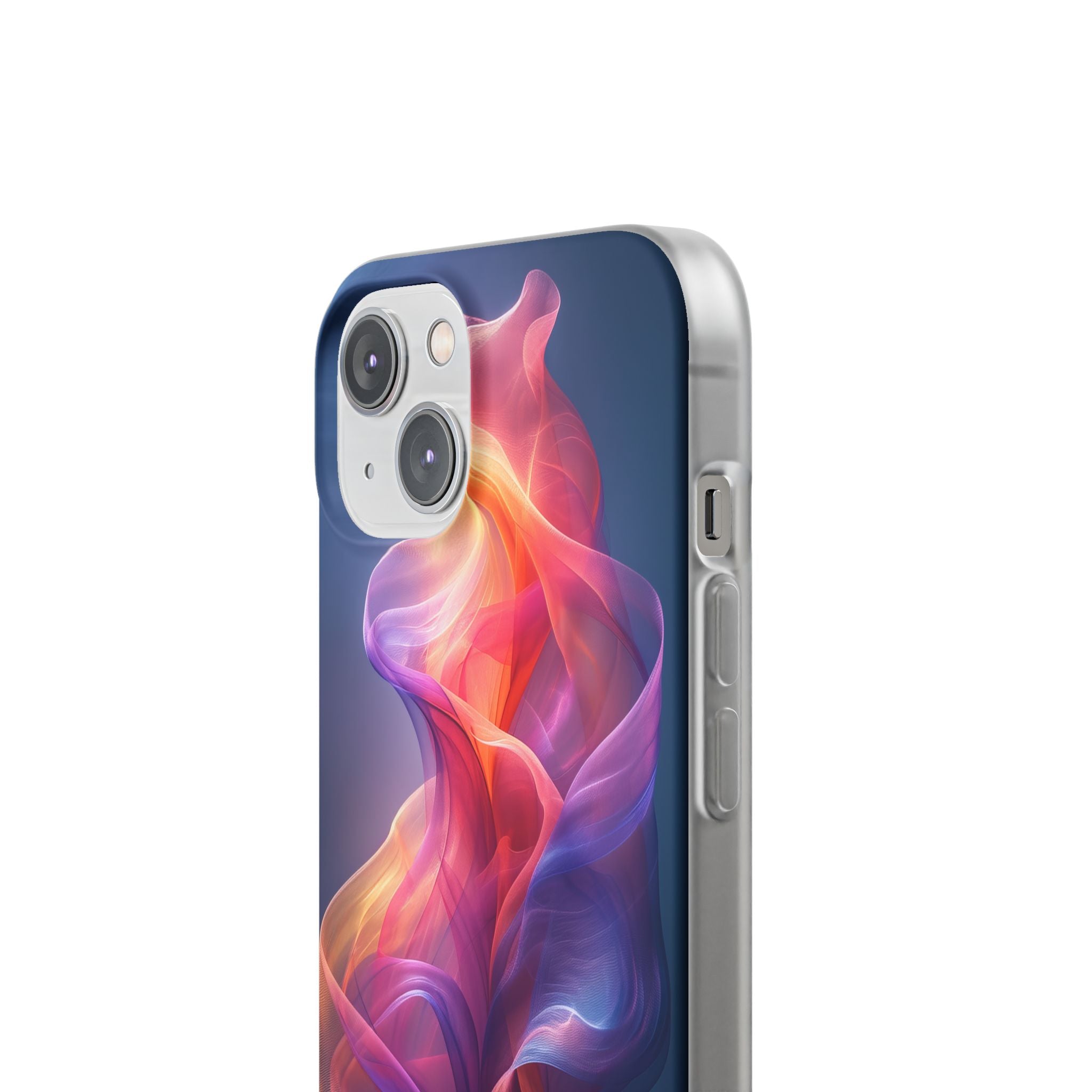 Violet Orange Flow - Flexi iPhone 14 Phone Case