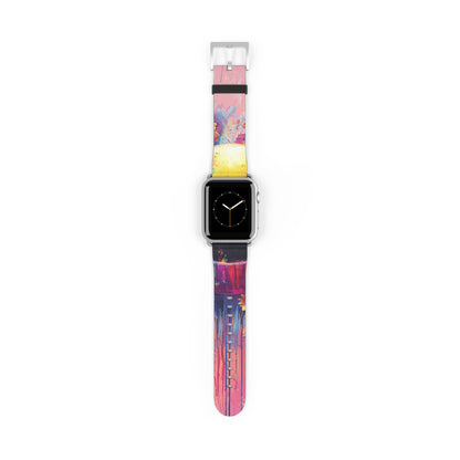Smiley Bloom Drip - Watch Band