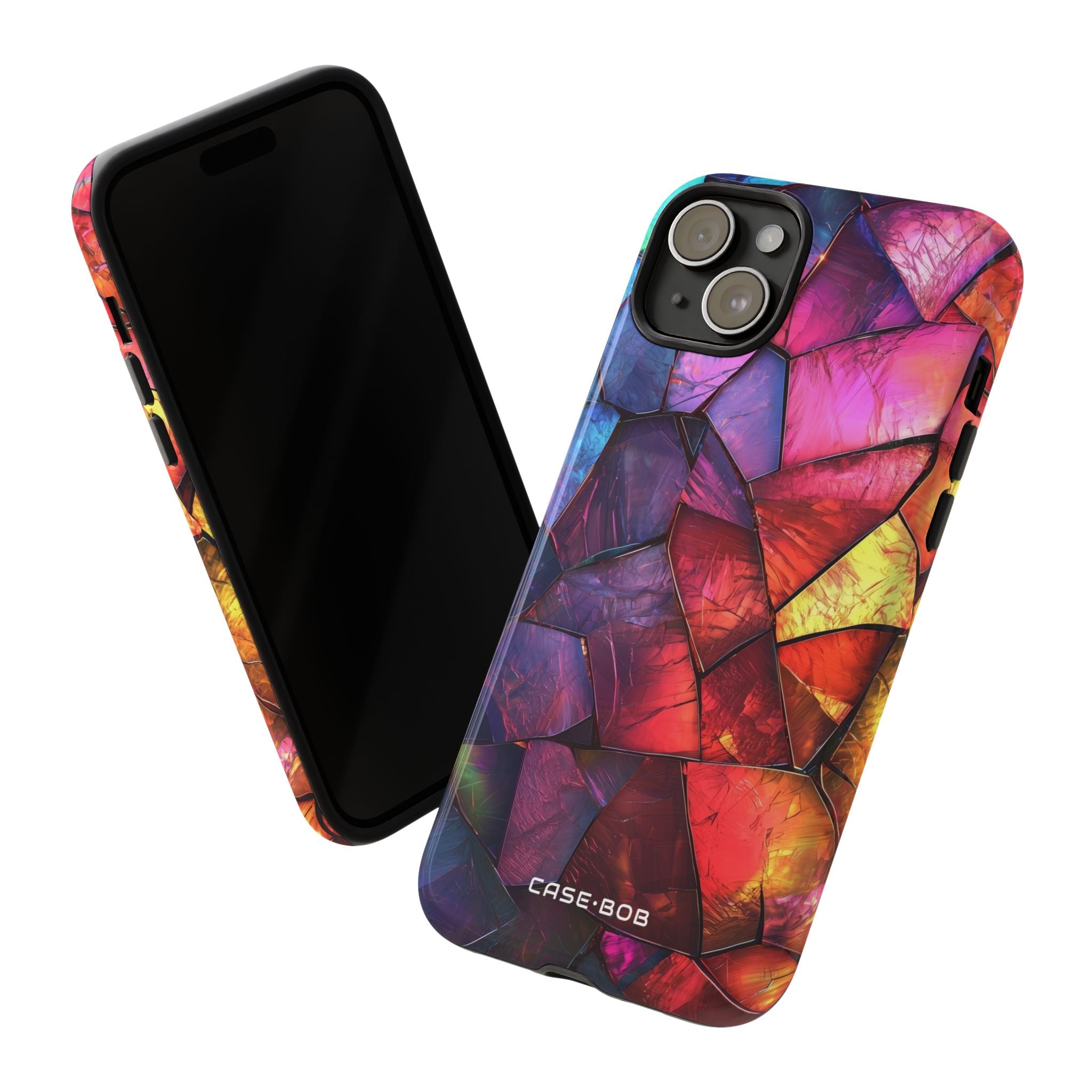 Cracked Prism iPhone 15 Plus Case - Tough