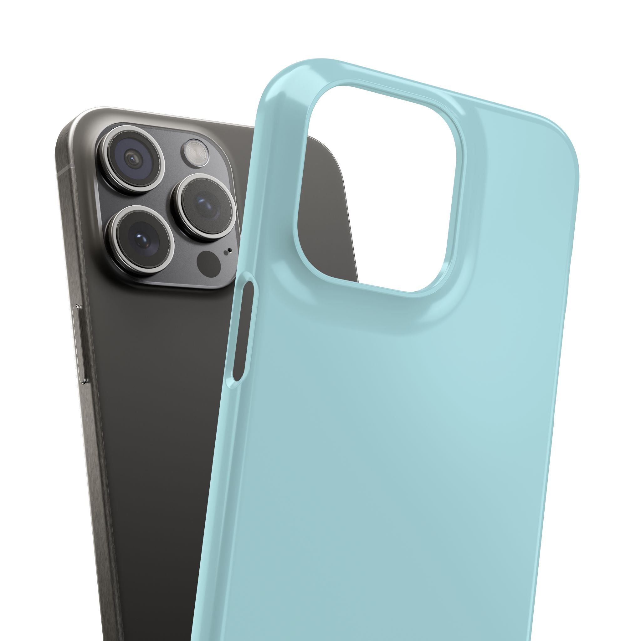 Powder Blue iPhone 15 - Slim Phone Case