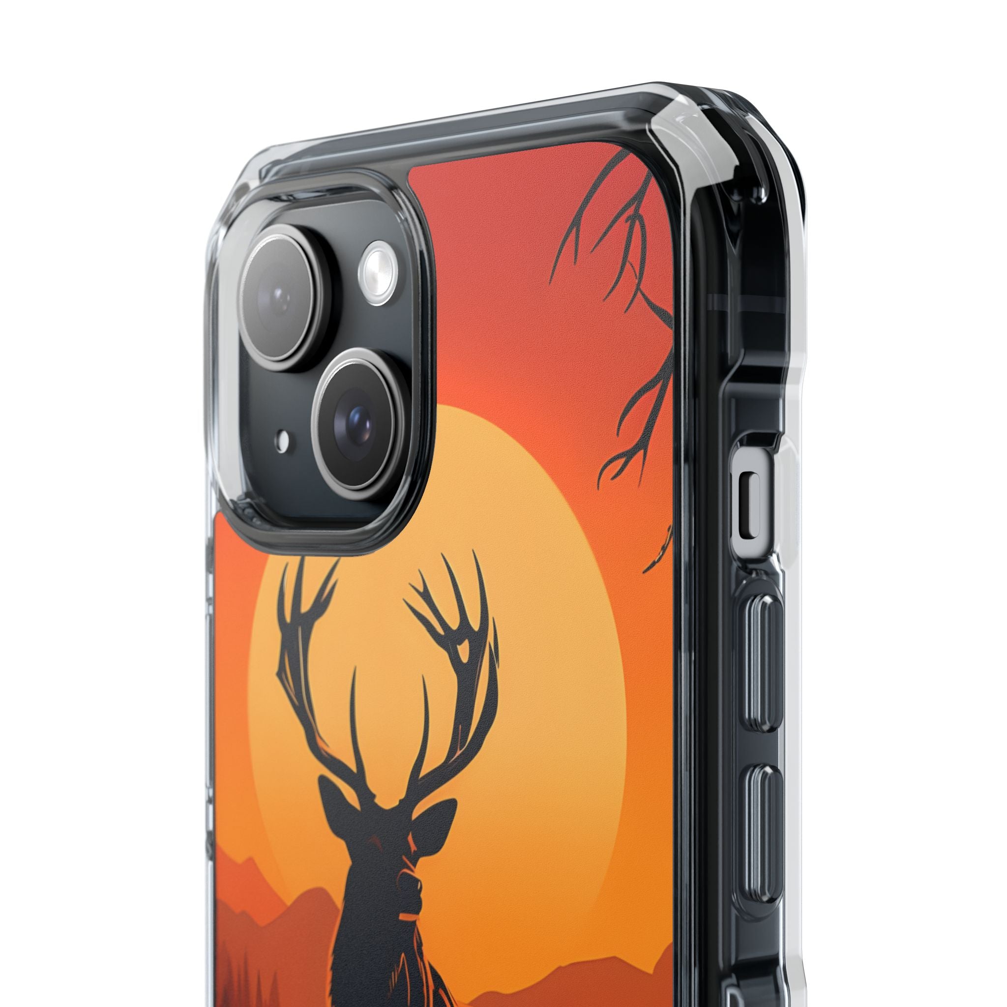 Sunset Stag iPhone 15 Case - Impact