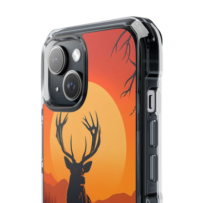 Sunset Stag iPhone 15 Case - Impact