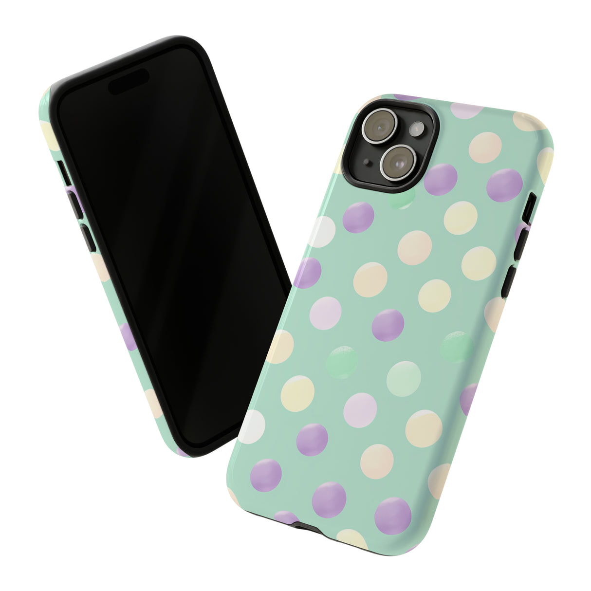 Pastel Dot Delight - Schutzhülle fürs Handy