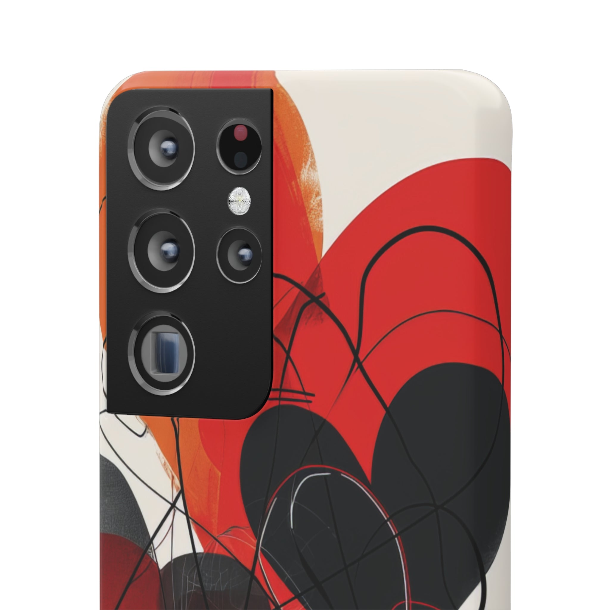 Fiery Hearts | Slim Phone Case for Samsung