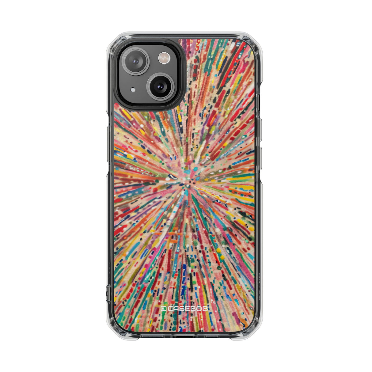 Radiant Burst - Phone Case for iPhone (Clear Impact - Magnetic)