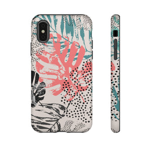 Rough Grunge Tropical - Protective Phone Case