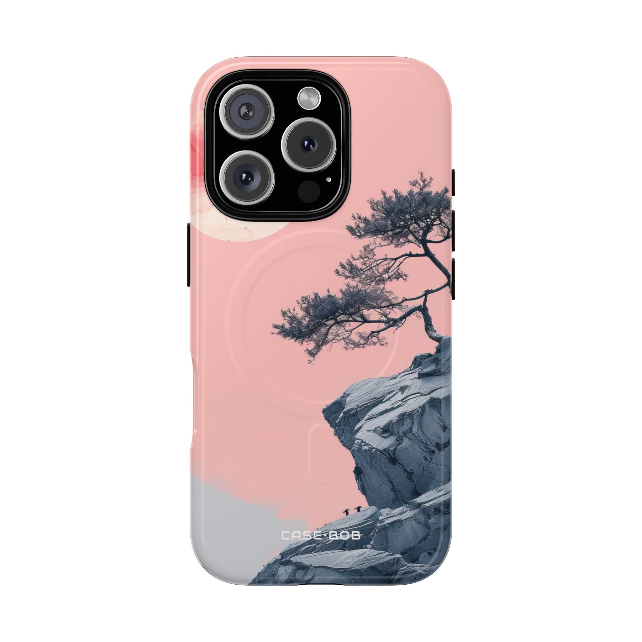 Crimson Moon Tree iPhone 16 Pro Case - Tough+