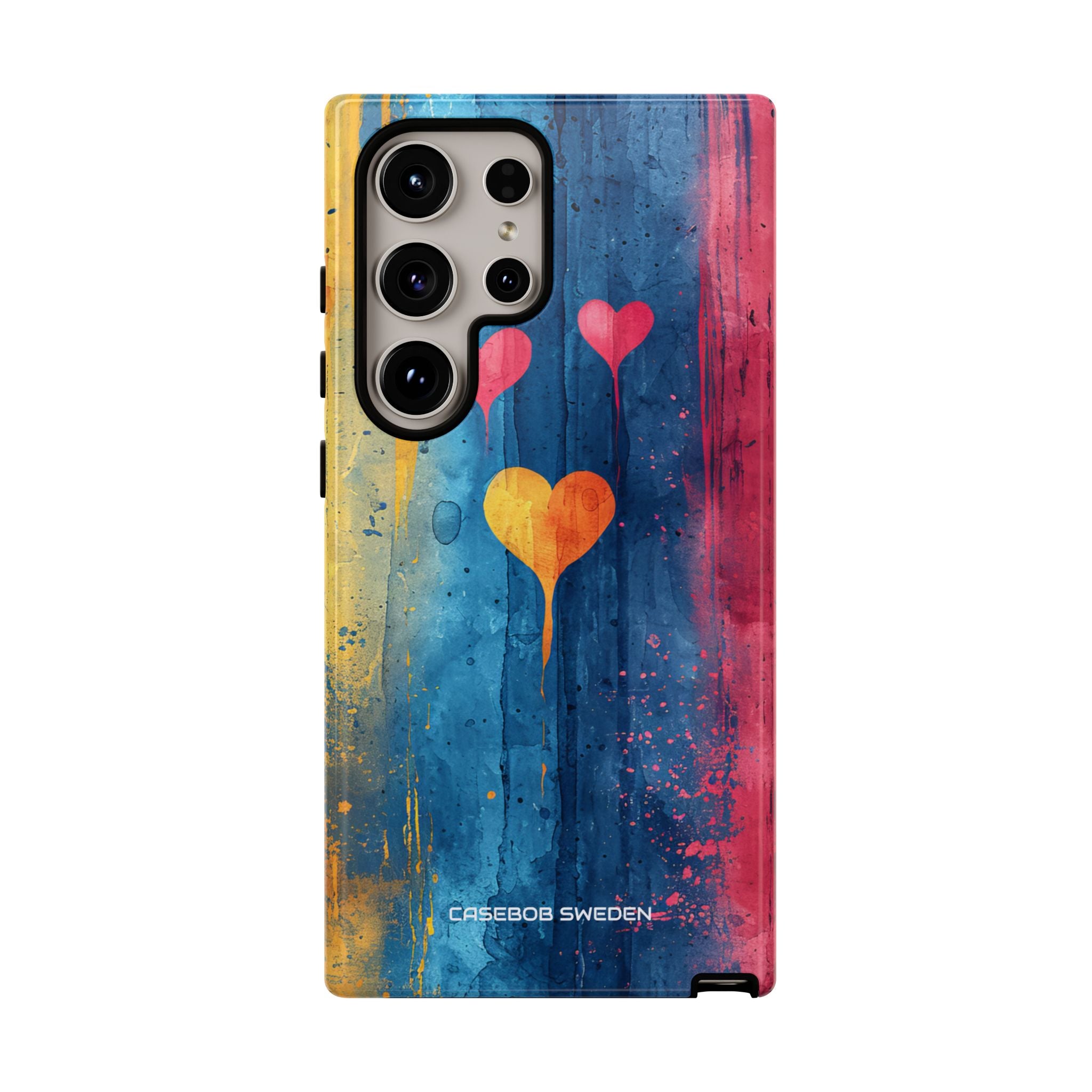 Hearts Watercolor Art - Tough Samsung S24 Phone Case