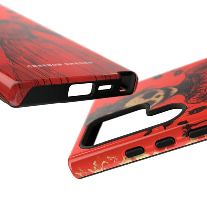 Haunting Scarlet Descent Samsung S24 - Tough Phone Case