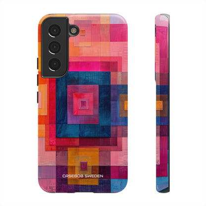 Vibrant Geometry - Tough Samsung S22 Phone Case