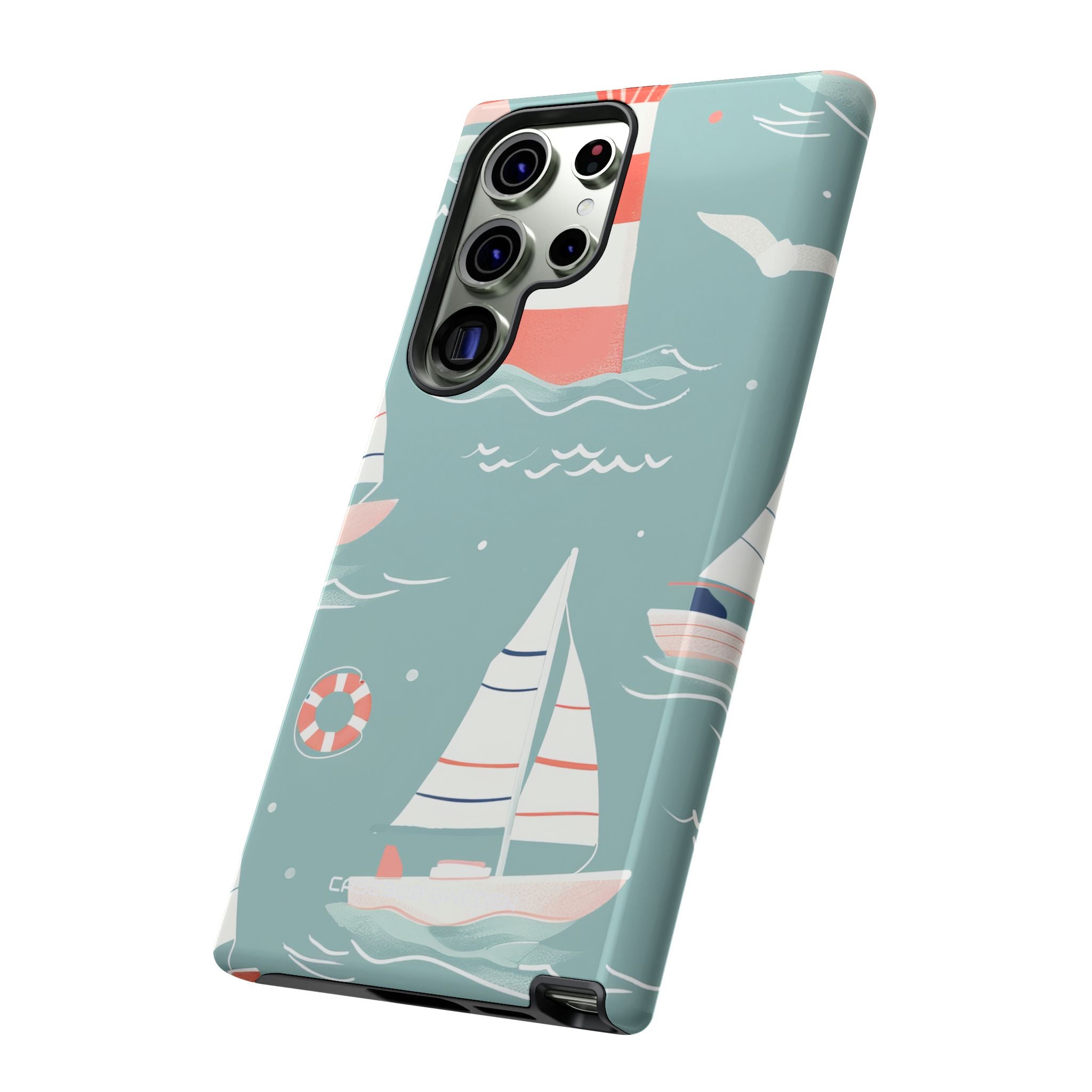 Lighthouse Nautical Charm - Tough Samsung S23 Phone Case