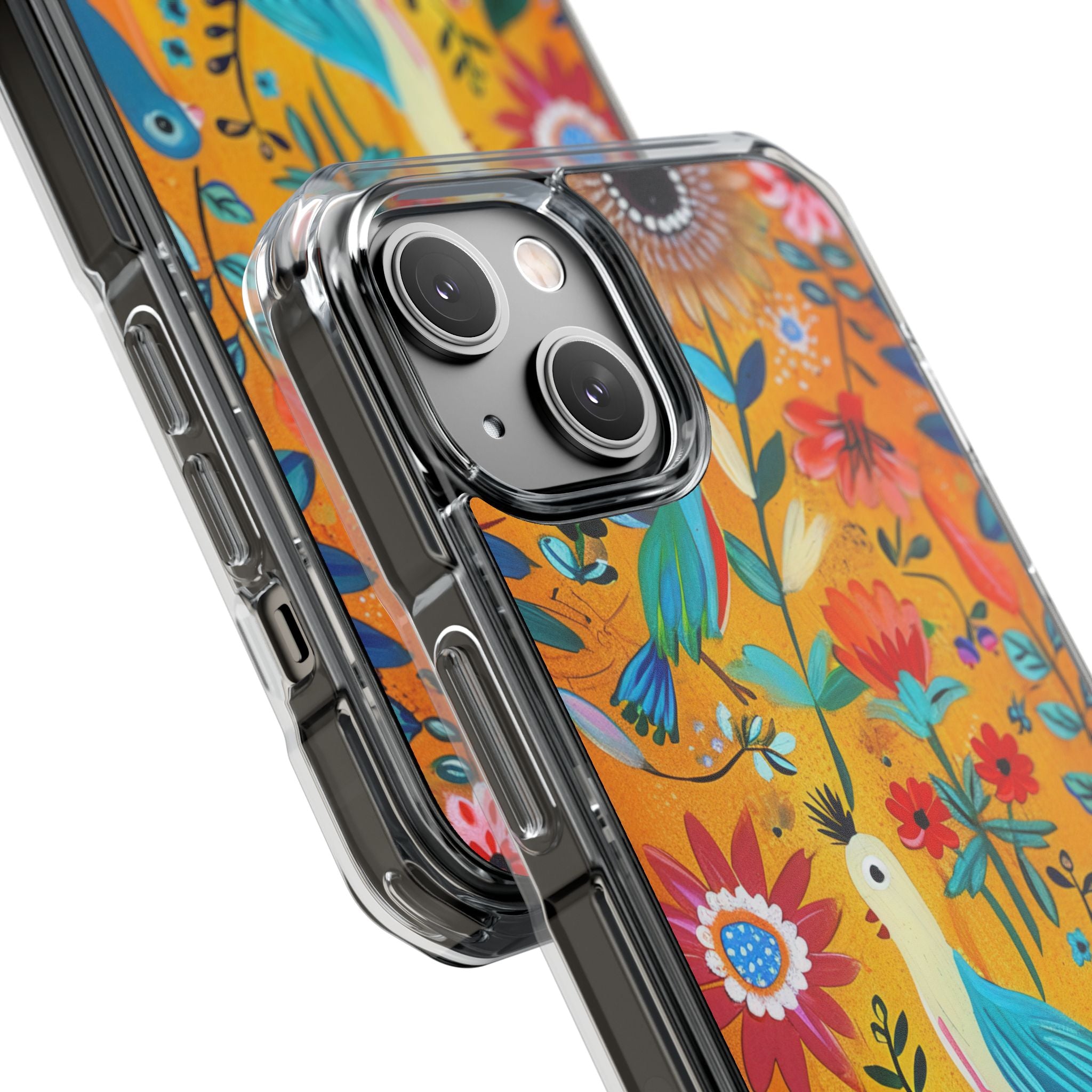 Colorful Birds Bloom iPhone 14 Case - Impact