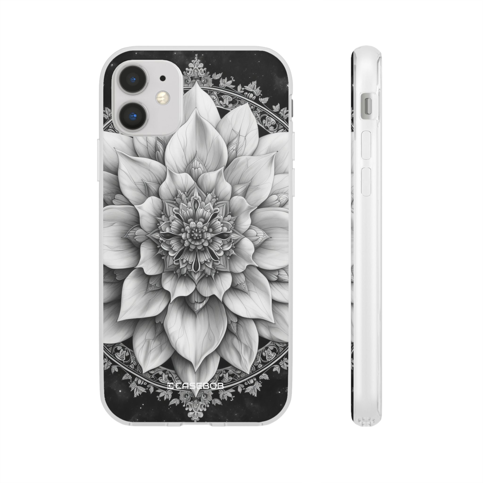 Celestial Mandala Harmony | Flexible Phone Case for iPhone