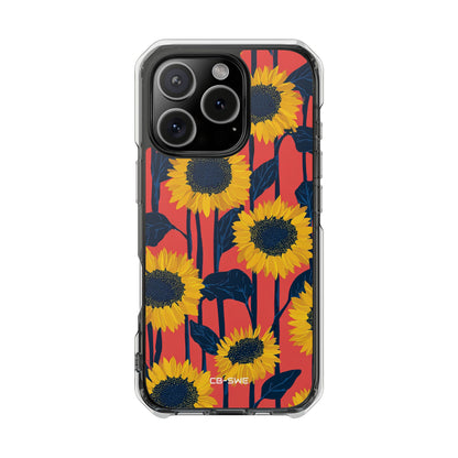 Vibrant Sunflower Rhythm iPhone Case - Impact