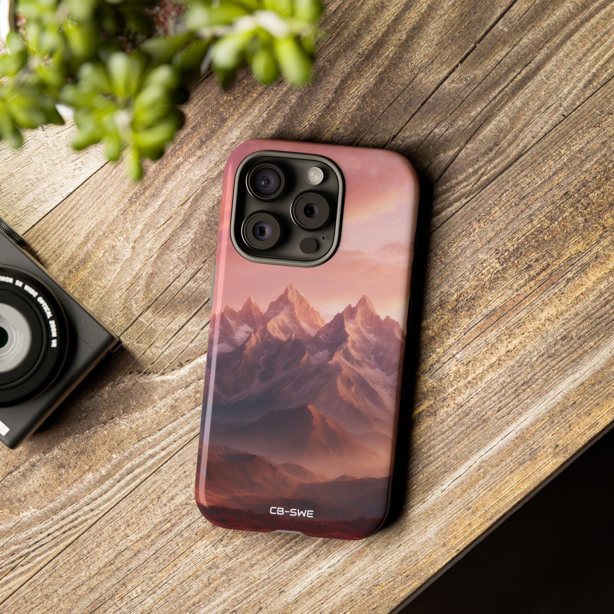 Vibrant Peaks Emerge - iPhone Case