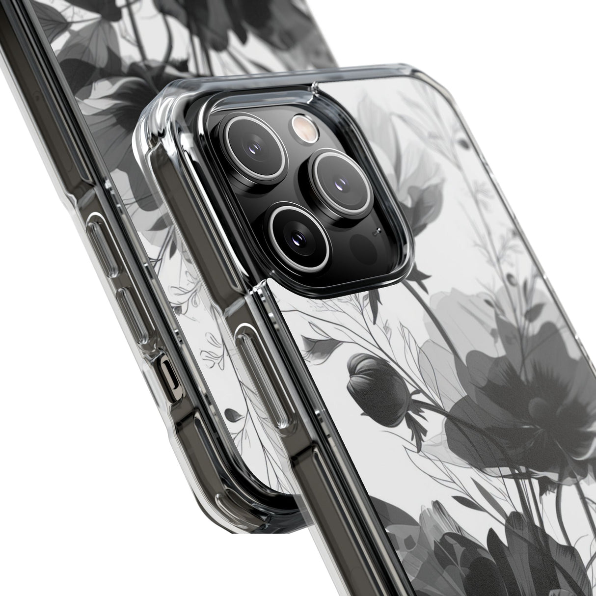 Botanical Elegance – Handyhülle für iPhone (Clear Impact – Magnetisch)