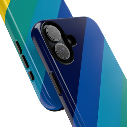 Diagonal Color Spectrum - iPhone Case