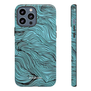 Wavy Serenity | Protective Phone Case for iPhone