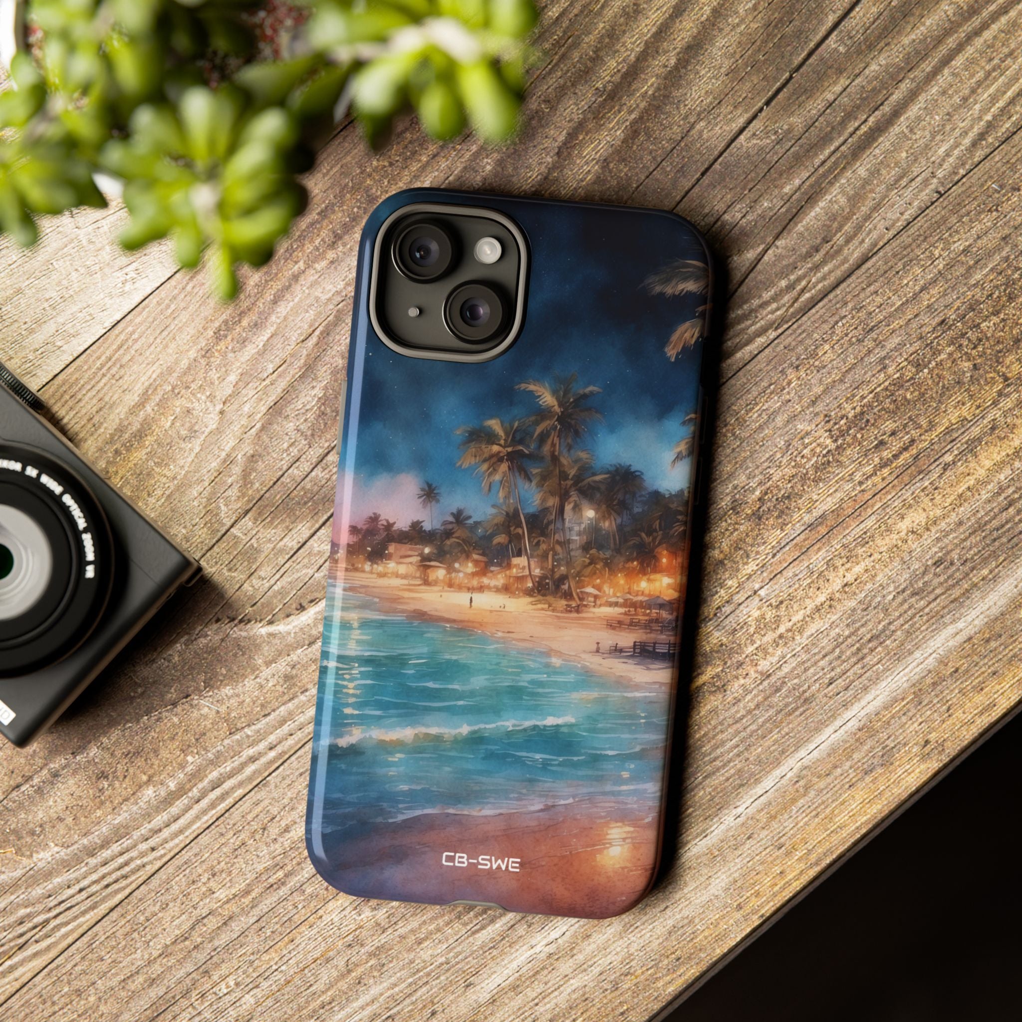Moonlight Dances Water - iPhone Case