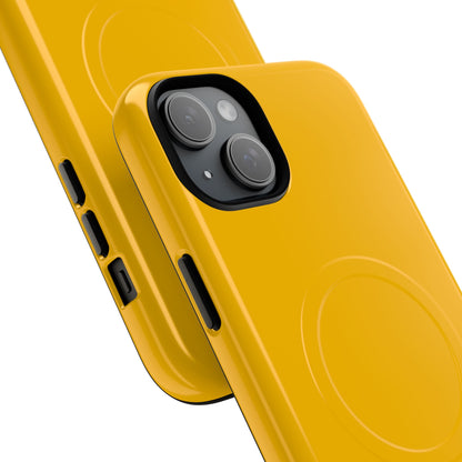 Amber Yellow - Tough + MagSafe® iPhone 15 Phone Case