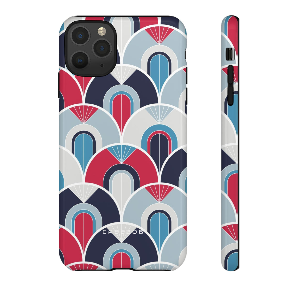 Blue Retro - Protective Phone Case