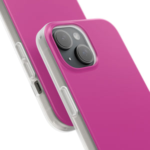 Shocking Pink | Handyhülle für iPhone (Flexible Hülle) 