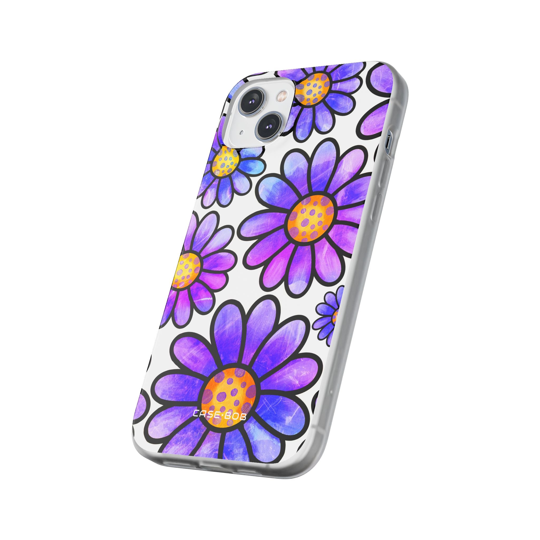 Polka Dot Blooms iPhone 14 Plus Case - Soft