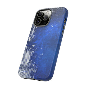 Grunge Blue - Protective Phone Case