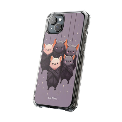 Playful Bats Hang iPhone Case - Impact