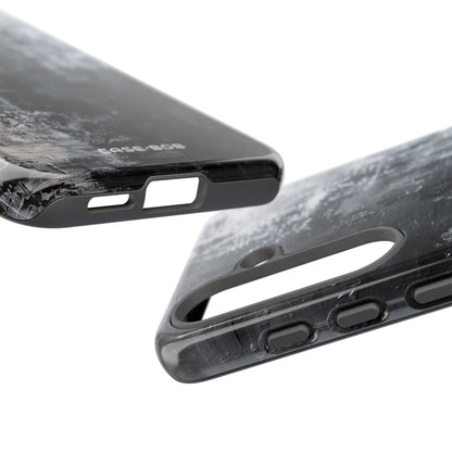 Textured Blackscape Samsung S25 Case - Tough