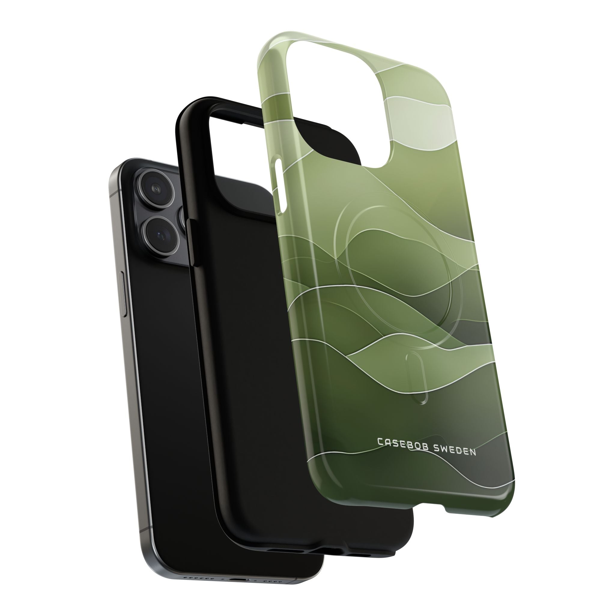 Gradient Emerald Drift iPhone 15 | Tough+ Phone Case