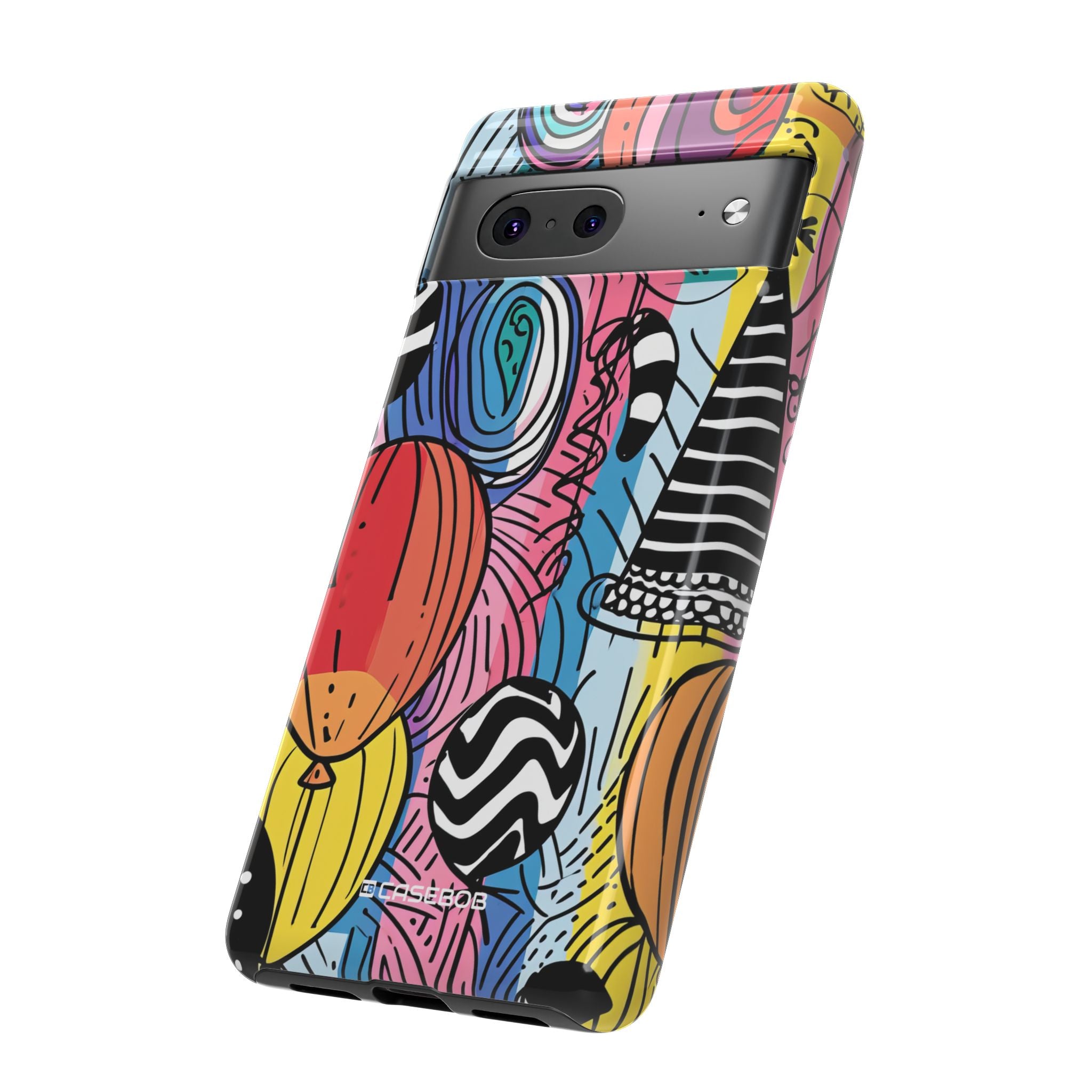 Vibrant Party Whimsy - Phone Case for Google Pixel