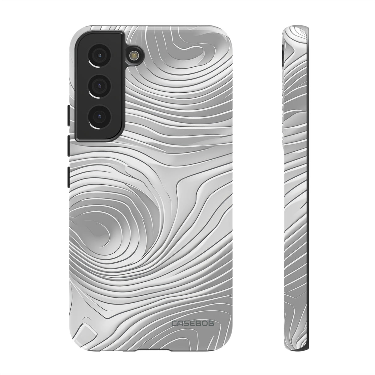 Sleek Grey Minimalism - Protective Phone Case