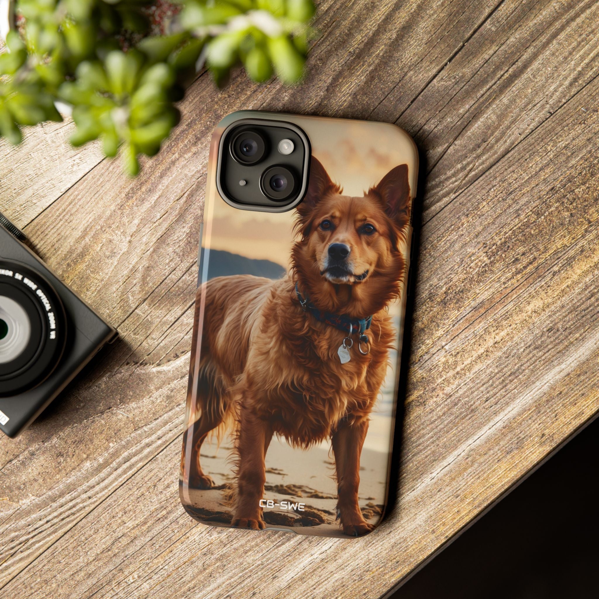 Golden Dog Plays - iPhone Case